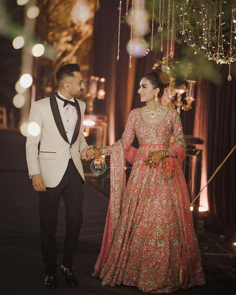 Picture of Grand customized sangeet looks for Mahnoor and Saad, rocking the summer shaadi season!