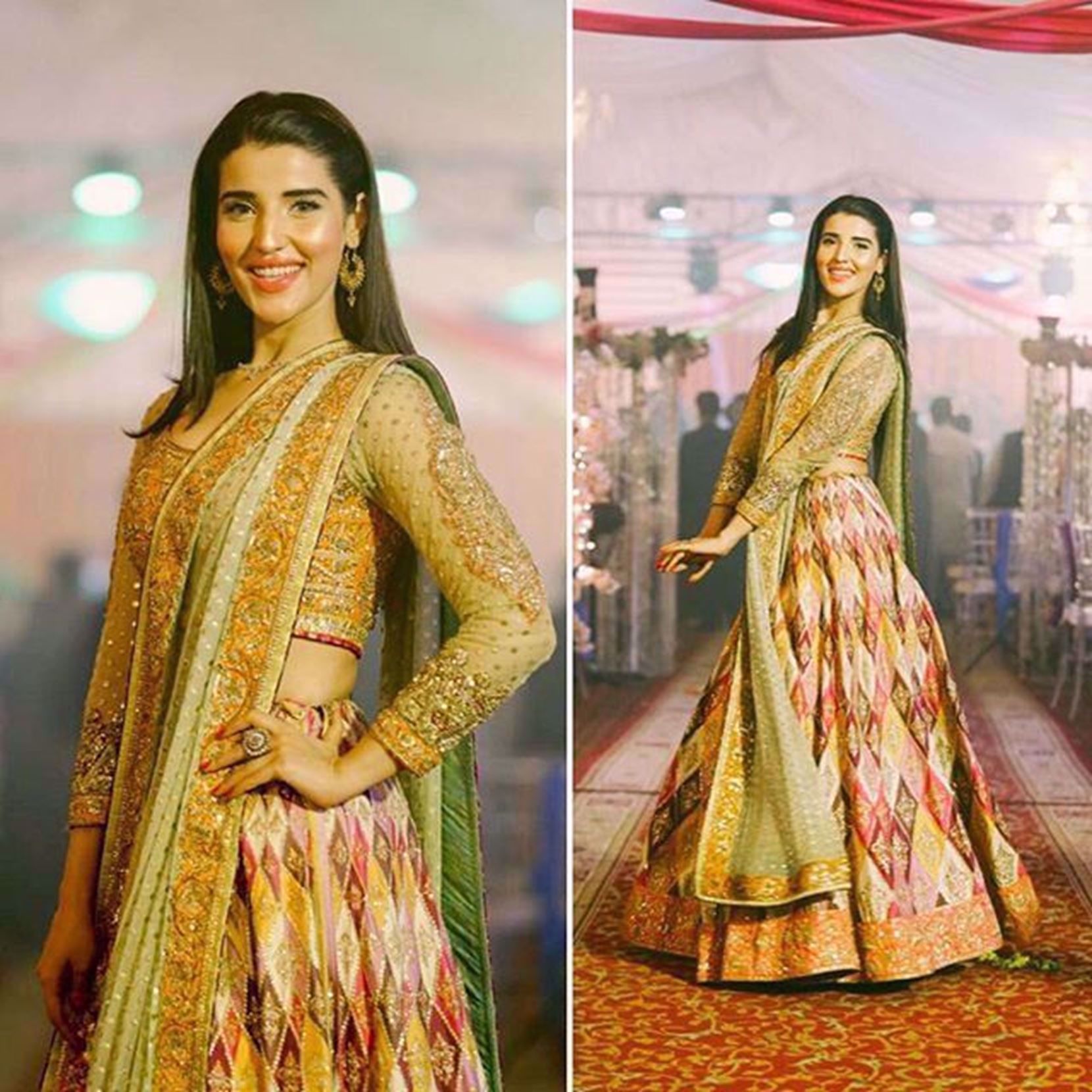 Picture of THE BEAUTIFUL HAREEM FAROOQ SPOTTED IN A SIGNATURE NOMI ANSARI SILLHOUETTE