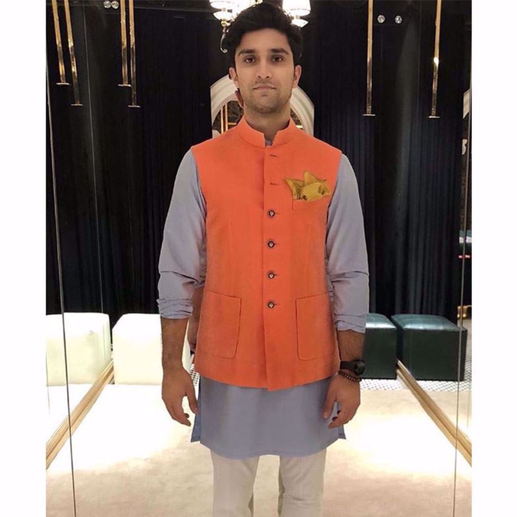 Picture of AHAD RAZA MIR IN NOMI ANSARI KURTA PAJAMA