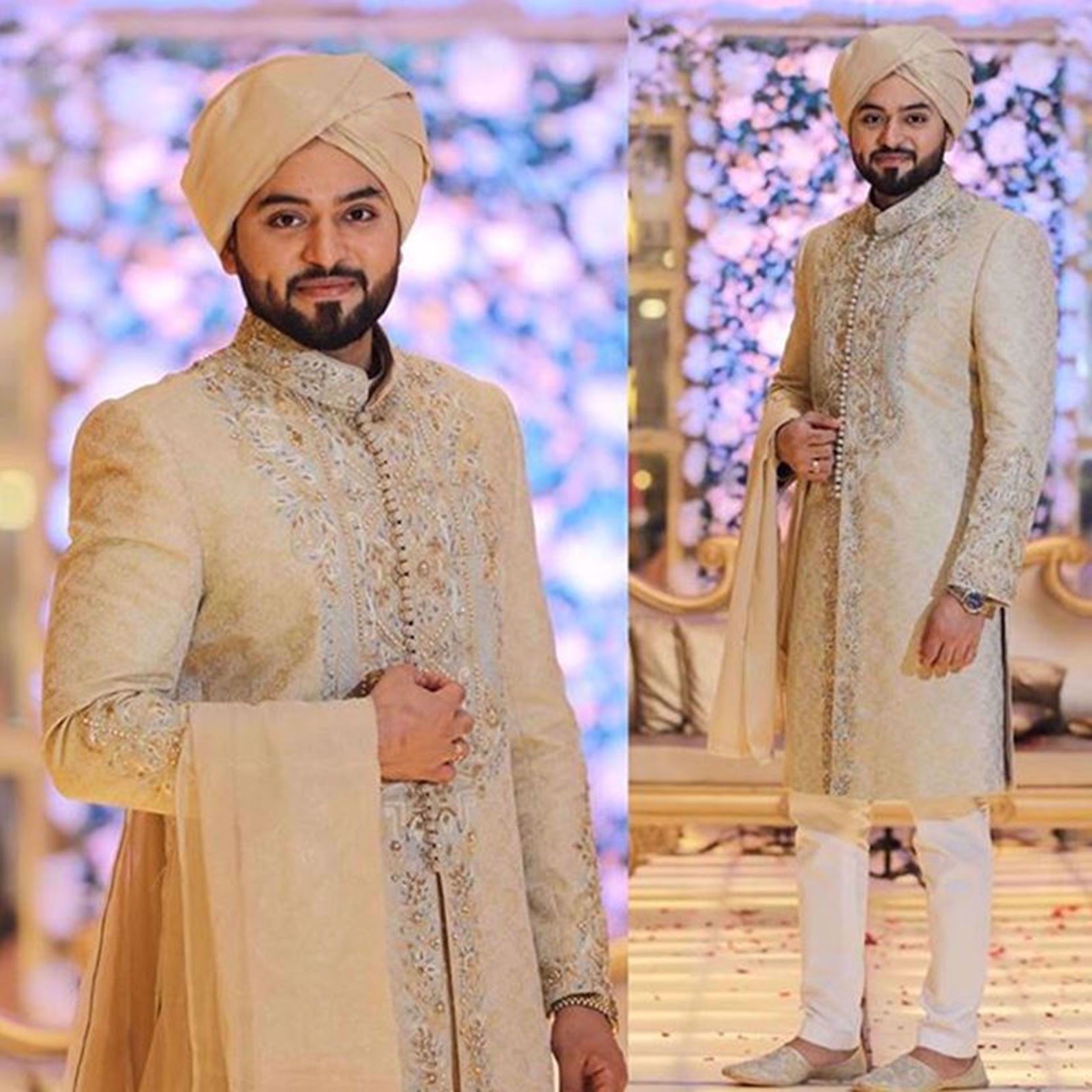 Picture of FAYYAZ EJAZ IN A NOMI ANSARI BESPOKE SHERWANI