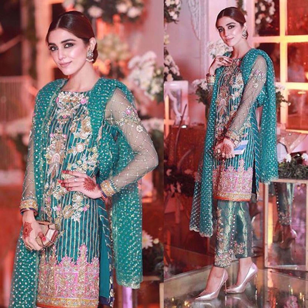 Picture of MAYA ALI SPOTTED AT A WEDDING WEARING NOMI ANSARI