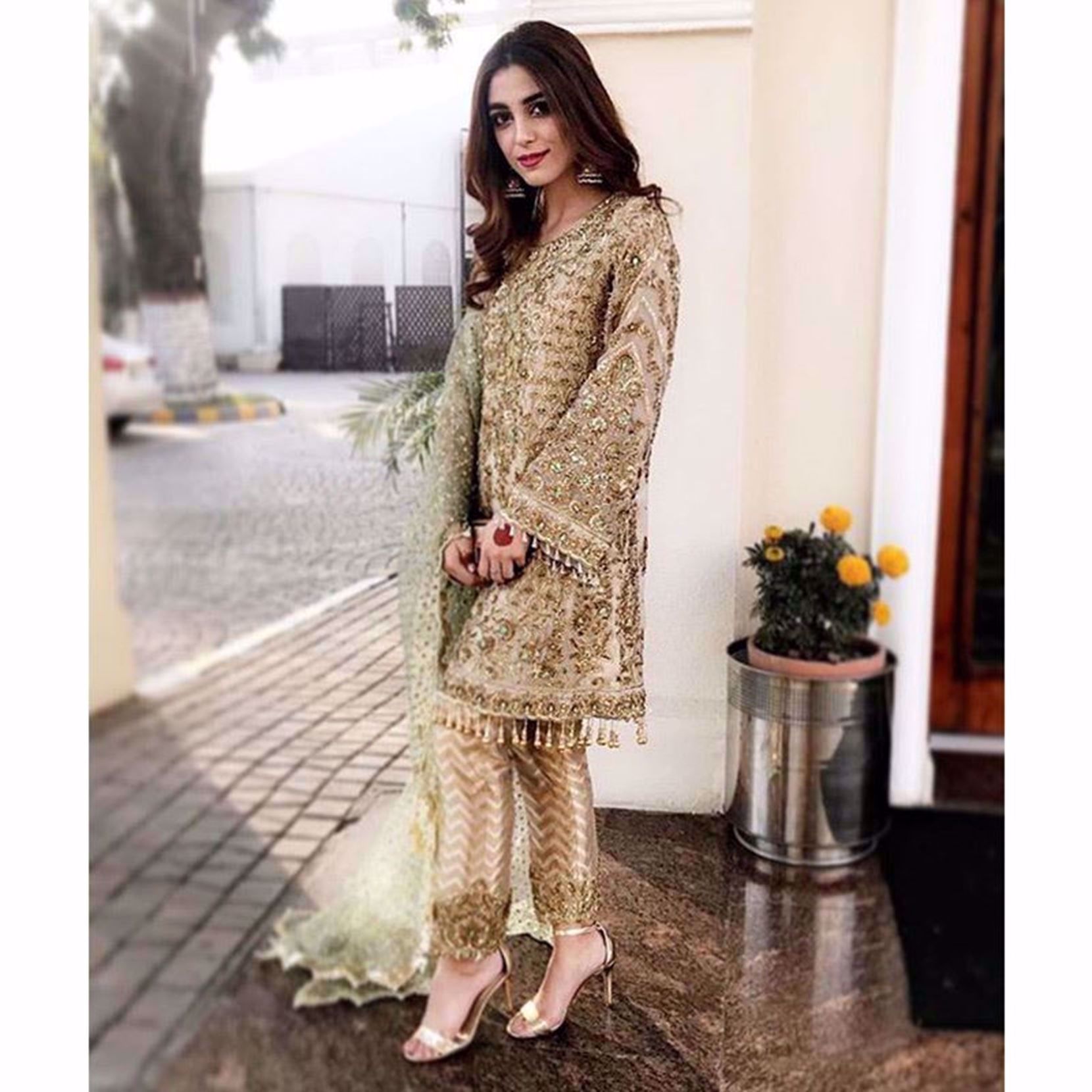 Picture of MAYA ALI SPOTTED WEARING NOMI ANSARI