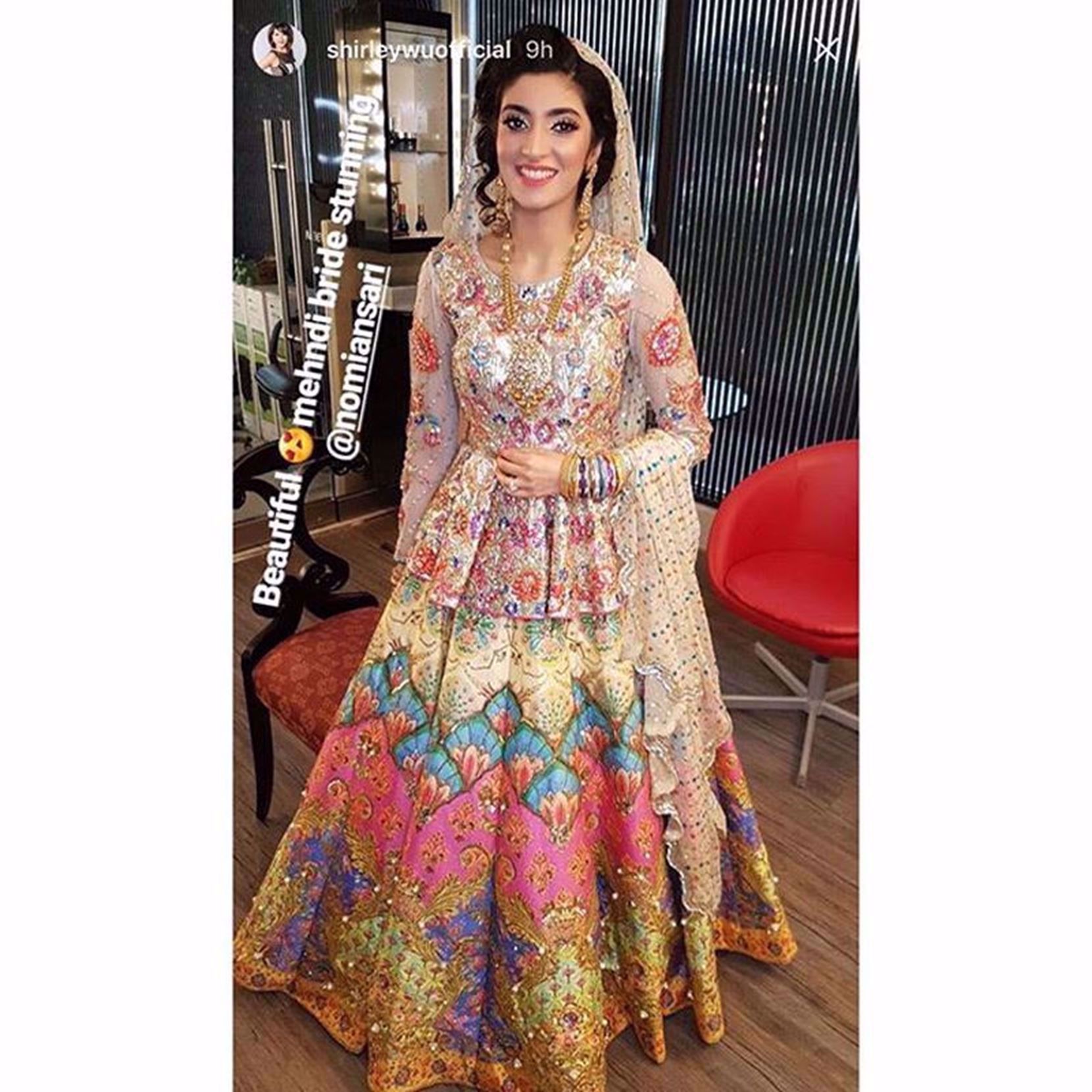 Picture of AYESHA YOUSAF SPOTTED IN LOTUS AT HER MEHNDI