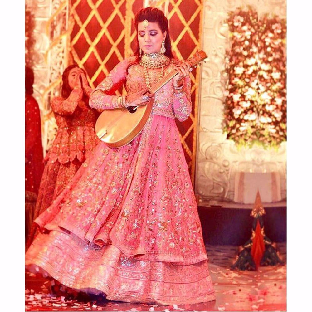 Picture of MAHAM AHMAD IN PINK ANARKALI