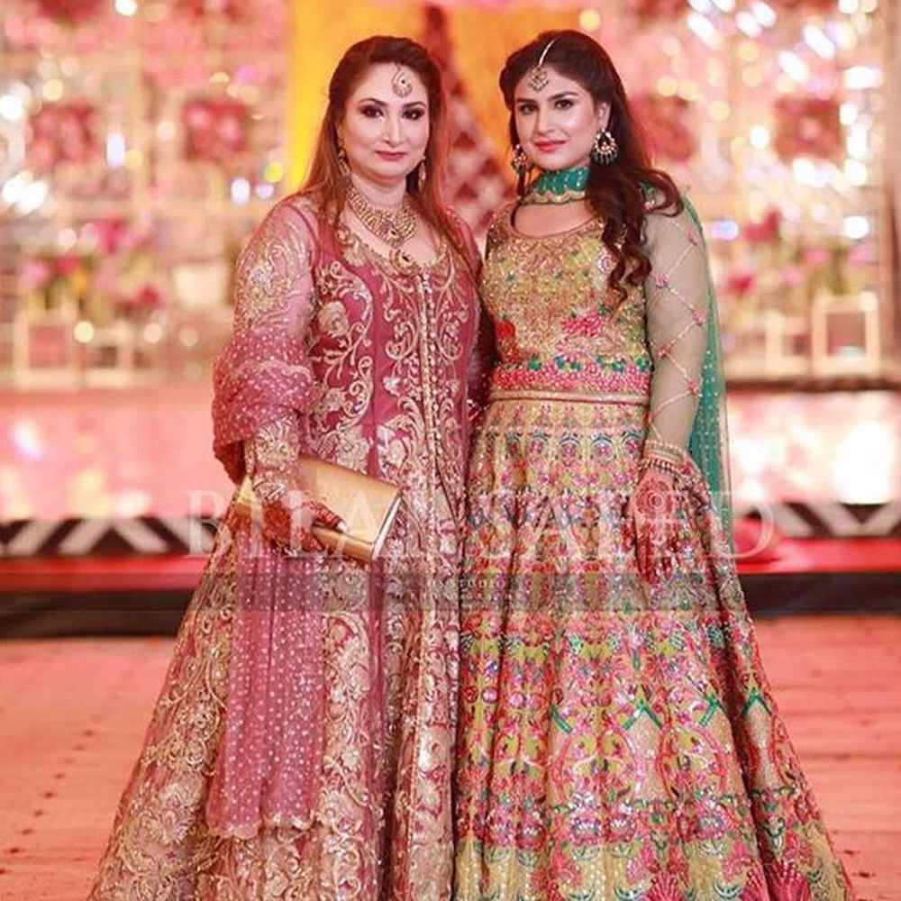 Picture of Saima Afzal and Mina Afzal carry their #NomiAnsari outfits to superior grace and elegance