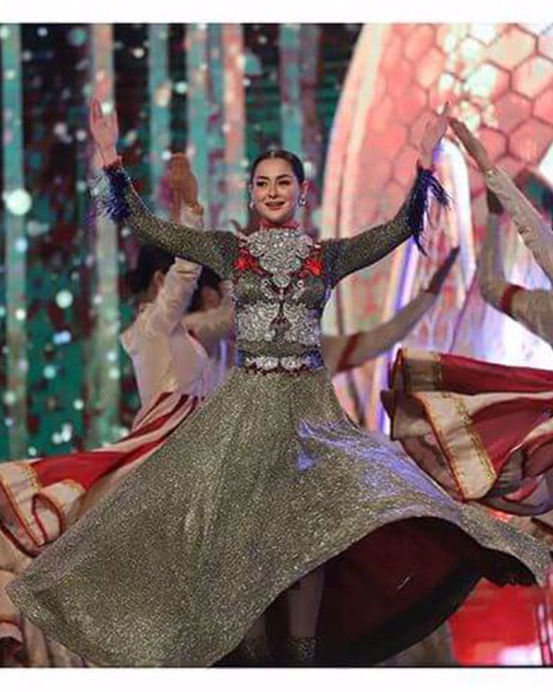 Picture of A special costume custom made for Hania Aamir’s grand performance at the HUM Women Leaders Awards 2020