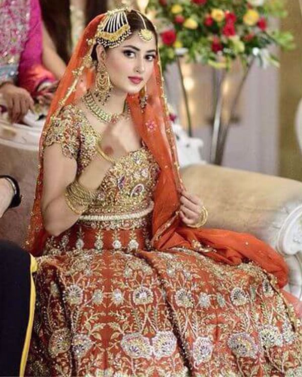 Picture of One of our favourite celebrities, Sajal makes our latest bridal ensemble look even more beautiful!