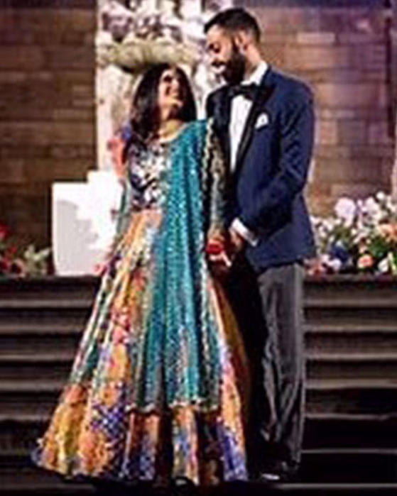 Picture of Two perfectly distinct ensembles for Khush Binder’s grand wedding looks